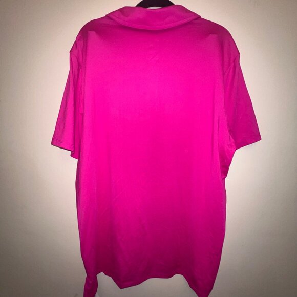 All In Motion Men's‎ Polo Shirt XL,  Fuchsia - Picture 2 of 9